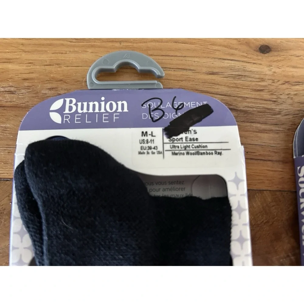 Women's SockWell Bunion Relief Sport & Sport Ease Socks Size M-L [US 8-11]